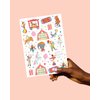 xo, Fetti Circus Party Temporary Tattoos - 42 Gold + Silver Foil Styles | Circus Birthday Party Supplies, Carnival Party Favors, Circus Animals Temp Tats, Clown Arts and Crafts