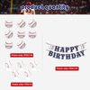 Baseball Party Decorations, Baseball Birthday Party Decorations Includes Happy Birthday Banner Baseball Table Decorations and Hanging Swirls, Baseball Themed Party Decorations