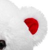 BEJOY Teddy Bear Stuffed Animals Plush Bear Holding Rose Soft Plush Toy Valentine's Day, 16 Inch, White
