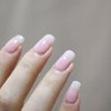 FZANEST Gel Nail Polish 15ml,Jelly Sheer Clear Natural Nude Pink Gel Polish Varnish Nail Art Manicure Soak Off LED UV(Milky Nude) #330
