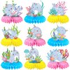 Narwhal Birthday Decorations Honeycomb Centerpieces Party Supplies Narwhal Themed Table Decorations