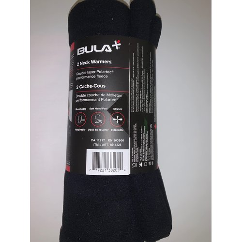 Bula Neck Warmer - Pack of 2 BlackQ