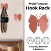 ARTiLETTO Butterfly 3D Wall Hooks for Bedroom. Wall-Mounted Butterfly Design, add a Playful Touch While stylishly Holding Coats, Backpacks, Purses, Jewelry, and Towels