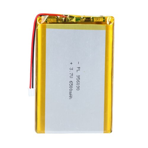 AKZYTUE 3.7V 6500mAh 956090 Lipo battery Rechargeable Lithium Polymer ion Battery Pack with JST Connector