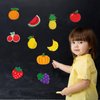 10 pcs Fridge Magnets for Kids - Fridge Magnets for Toddlers 1-3 - Kids Magnets Educational Toys - Learning Fruits Magnets for Babies,Fruits Cartoon Magnet (Fruits)