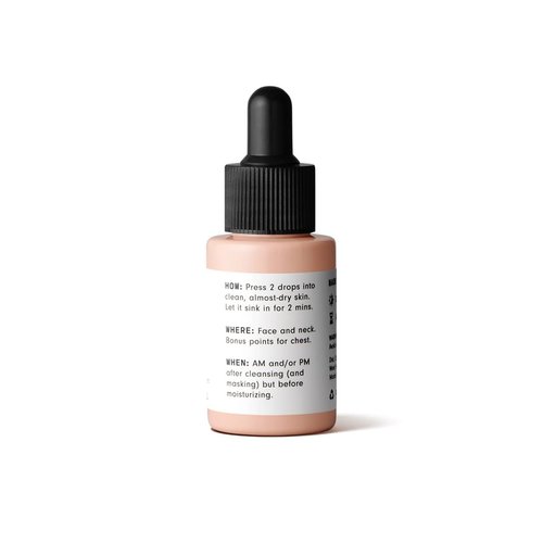 Versed Stroke of Brilliance Brightening Serum - Discoloration Correcting Serum with Vitamin C + Licorice Root to Even Skin Tone - Firming, Hydrating, and Strengthening Skin Care - Vegan (1 fl oz)