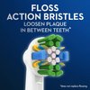 Oral-B Floss Action Replacement Brush Heads for an Oral-B Electric Toothbrush, Pack of 6