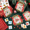 Funrous Christmas Bingo Game Ugly Sweater Merry Christmas Party Bingo Game Card Ugly Sweater Bingo Paper Card for Families Adults Family Activities Party Supplies, 24 Players