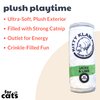 Huxley & Ket Plush Cat Toy | Kitty Klaw Licks & Lime | Nappy Hour Strong Catnip Filled Cat Toy | Plush Interactive Kitten and Cat Toy with Catnip and Crinkle | Kittybelles