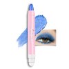 Kaely 2in1 Cream Eye Shadow Brightener Sticks for Eyes, Pencil Eyeshadow Applicator Stick Waterproof Pigmented, Eye Shadow Palette Highlighter Makeup, sombras para ojos, 13 Royal Blue