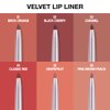 lip liner pencils, Modern Classic Lip Liner, Lip Liner Pigmented Vegan Matte, Lasting Finish Lip Liner, Luxurious Creamy Long Lasting Lip Liner, Prevents Feathering and Fading (06#Peach Red, 1)
