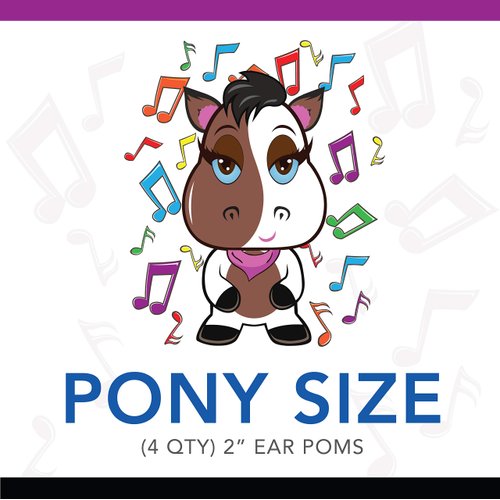 Silly Sounds Pony Ear Plugs 4qty (Black)