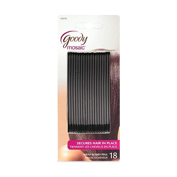 Goody Mosaic Perfect Wrap Curved Bobby Pins - 18 Ct - 2 Packs