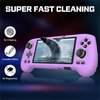 Silicone Case Compatible with Anbernic RG556, Anti-Scratch, Washable, Shockproof Silicone Protective Cover for RG556 Retro Handheld Game Console - Purple