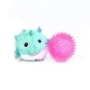 Patchwork Pet Pricklets Puffer Fish Premium Dog Toy Plush Interactive Removable Spiky Ball