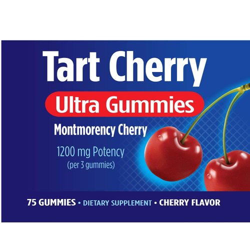 Nature's Way Tart Cherry Ultra Gummies, Antioxidant Support from Anthocyanins*, 75 Count