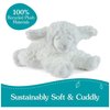 GUND Baby Sustainable Lamb Rattle, Winky Lamb Stuffed Animal, Plush Made from 100% Recycled Materials, Plush Rattle Sensory Toy for Babies, White, 7”