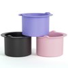 Silicone Wax Warmer Liner Pot Removable Silicone Wax Bowl for Waxing Replacement 14oz Microwave Easy to Clean Reuse 3pcs Non-Stick Silicone Waxing Bowl