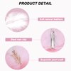 MWOOT Fascinator Feather Hair Clips, 4 Pieces for 1920s Costumes - Black White Barrette for Women, Girls, Ballet, Dance, Classic Skating, Dress Up