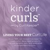 Curl Keeper Kinder Hair Brush - Gentle Detangling Hair Brush Made for Loose, Medium, Tight & Kinky Curls - Detangler Brush for Curly & Wet Hair - Lightweight & Easy to Clean Hairbrush
