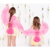 Creatoy Bird Wings Costume for Kids Toddler Dress Up Costumes Hawk Owl Peacock Birthday Party Halloween Favors Gifts (Pink Bird)