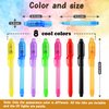 WEST STORY 16PCS Invisible Ink Spy Pen Magic Pens for Kids Magic Party Favors, Invisible Ink Pen for Writing Secret Message, Spy Party, Kids Party Favors