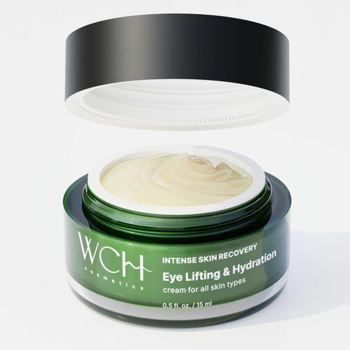 WCH Cosmetics Eye Cream for Dark Circles – Anti Aging Under Eye Treatment for Wrinkles & Puffiness – Ceramide Eye Cream for Bags Under Eyes – Intense Skin Recovery – 0.5 fl. oz. / 15 ml