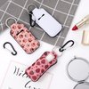 STSTR 3PCS Lip Balm Holder, Colorful Chapstick Key Chain, Mini Keychain Holder for Lipstick Lip Balm Lip Gloss with Clip, 4.58 Inch Cute Lip Gloss Organizer