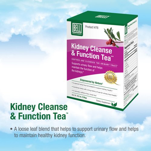 Bell Kidney Cleanse & Function Tea Lifestyle Products | A Special Herbal Tea formulated to Help Support Kidney Health for Men and Women