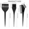 3Pcs Professional Salon Hair Color Applicator Kit - Hair Tint Dyeing Brush Set for Coloring and Dyeing