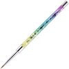 PANA 3D Kolinsky Nail Art Brush - Rainbow Glitter Handle, Size 2 - Acrylic Nail Art Sculpture Brush for Manicures Pedicure Salon Professional or Beginner