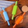 STOBOK Children Rolling Pin Plastic Clay DIY Dough Tools Kit Extruder Tools 3pcs (Random Color)