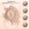 Sweet Face Minerals (Light Shade) (30gm Jar) FOUNDATION Mineral Makeup with SPF 18+, Full Coverage Matte Loose Powder, Bare Face Cosmetics