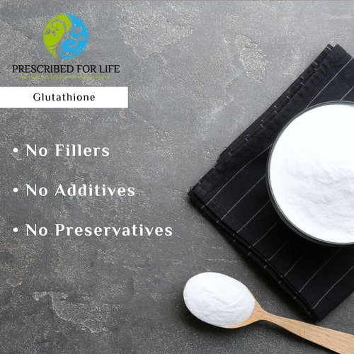 Prescribed For Life L Glutathione Powder | Pure Reduced Glutathione | Tripeptide of Amino Acids Glycine, Glutamine, and Cysteine | Antioxidants Supplement for Immune Support (0.5 oz / 14 g)