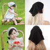 2 PCS Floral Hair Bandanas Trendy Bandana Head Kerchief Fashion Headscarf Headband Flower Mesh Hair Scarves Floral Hair Bandanas Lightweight Triangular Head Scarf Adjustable Bandana for Women Girls