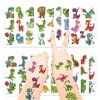 Temporary Tattoo Kids for Birthday, 104pcs Dinosaur Tattoos Stickers for Boys Girls Individually Wrapped, Realistic Temporary Tattoos Paper Adult Women for Party Favors
