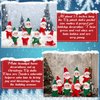 Cunno 12pcs Christmas Baby Elves Miniature Elf Doll Plush with Elf Clothes Xmas Elf Toy Accessories for Little Girls and Boys Christmas Advent Calendar Easter Decorations(Red, Green)