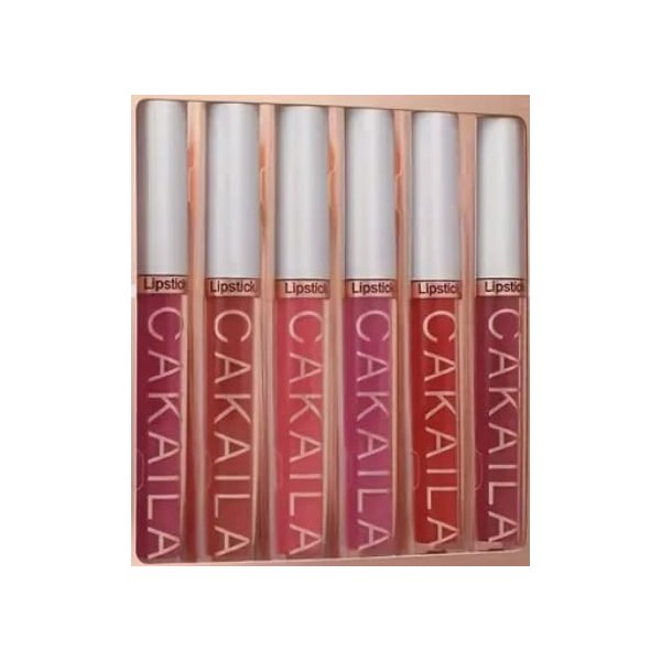Waterproof Long-Lasting Lip Liner and Lip Balm Set, 6 Pcs