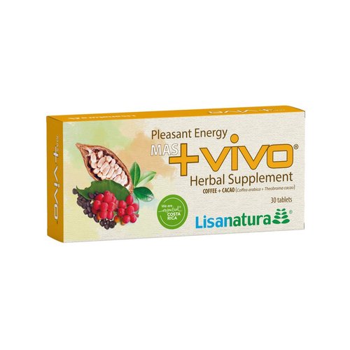 Lisanatura + Vivo Herbal Supplement - Sugar, Gluten & Lactose Free - 30 Tablets