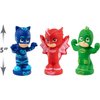 PJ Masks Bath Toy Set, Includes 7-inch Catboy, Gekko, and Owlette Water Toys for Kids, Kids Toys for Ages 3 Up by Just Play
