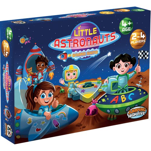 Jumping High Five Little Astronauts Board Game! Space Adventure Game for Kids Ages 4 and Up, Learn Through Play, Fly Around The Solar System in A Rocket Ship, Perfect for Family Game Night