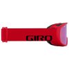 Giro Cruz Ski Goggles - Snowboard Goggles for Men, Women & Youth - Anti-Fog - OTG - Red Wordmark Strap with Yellow Boost Lens