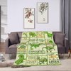 Dinosaur Blanket Cartoon Cute Dinosaurs Fleece Throw Blanket Toddler Fuzzy Plush Super Soft Cozy Warm Nursery Dinosaur Decor Stuffed Animal Blanket Gifts for Boys Girls Kids Adult Men Women 50"X40"