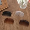16 PCS Women Hair Comb Accessories, French Hair Side Combs, Plastic Twist Decorative Comb, Hair Combs Decorative Hair Combs for Styling, Bridal Wedding Veil Teeth Hair Combs for Women