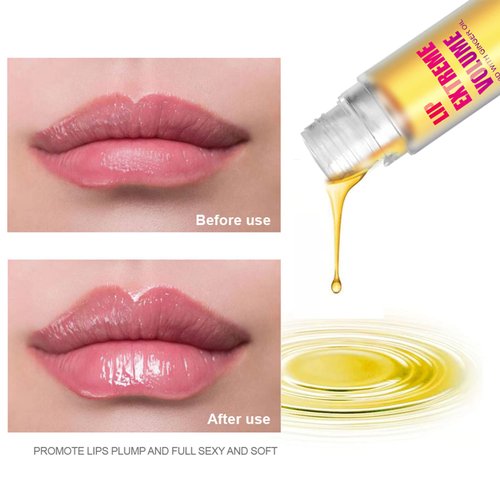 Rosarden Lip Plumper Extreme - Plumping Lip Gloss - Clear Lip Plump Gloss -Lip Enhancer Plumper - Lip Moisturizer for Dry Lips - Lip Filler Plumper - Volumize Lips Instantly for Thicker & Fuller Lips