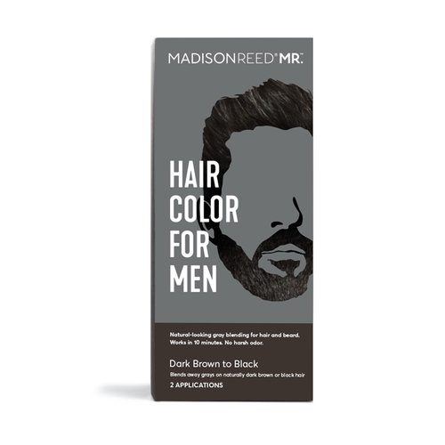 Madison Reed Mr. Hair Color for Men, Dark Brown to Black Demi-Permanent Hair Dye, Reduces Grays i...