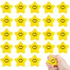 24PCS Star Stress Balls Cute Smiley Face Foam Toys 2.16Inch Mini Stress Relief Balls for Kids Adults Classroom Anxiety Fidget Sensory Party Decorations Supplies