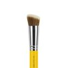 Bdellium Tools Professional Makeup Brush - Studio Series 954 Duo Fiber Slanted Kabuki - With Soft Synthetic Fibers, For Stippling, Buffing, and Blending (Yellow, 1pc)