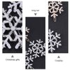 Beaupretty 8 Pieces Christmas Snowflake Hairpins Blue Rhinestone Snowflake Hair Clips Metal Bobby Pins Winter Barrettes for Women Girls
