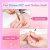 heemeei Kolinsky Acrylic Nail Brush Size 10- Nail Brushes for Acrylic Application - Acrylic Powder Brush for Nail Art - Nail Acrylic Brush for Professional Manicure DIY Home Salon (10#)
